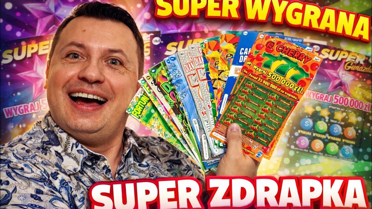 SUPER GWIAZDA SUPER ZDRAPKI LOTTO Moja wygrana na plusie