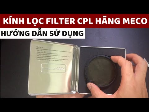 Video Kính Lọc Filter CPL Meco cho camera, máy ảnh - Mở hộp... - youtube