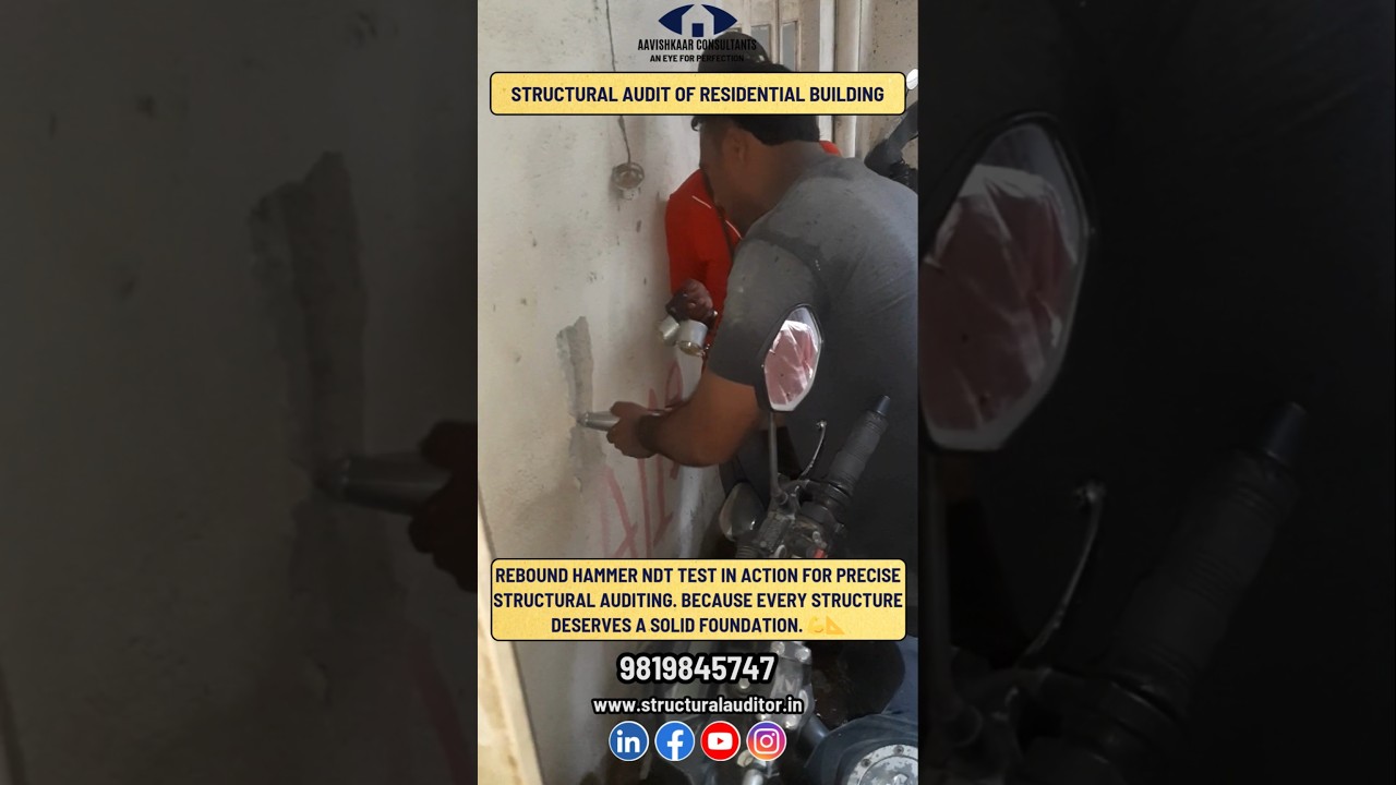 REBOUND HAMMER TEST | STRUCTURAL AUDITOR | AAVISHKAAR CONSULTANTS 