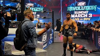 Fancam: Trent vs Wardlow AEW Dynamite Savannah GA 1.24.24