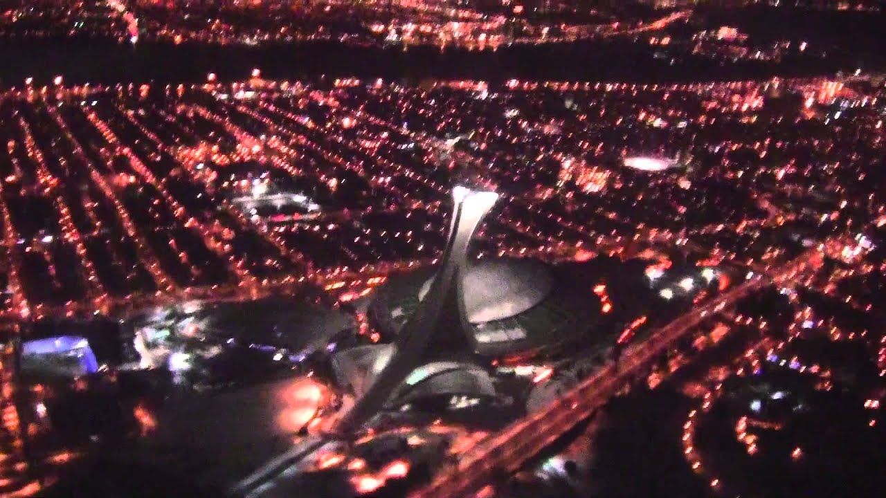 Night Flying Over Montreal, QC YouTube