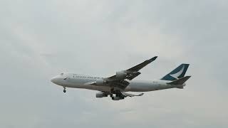 Cathay Pacific Cargo Airplane New Delhi Airport Landing | Igi Terminal 3 Runway Landing