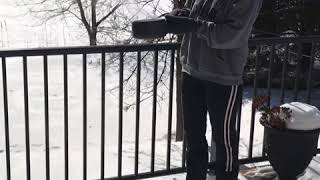 Evaporating water science experiment
