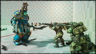 Space Marine 2 - Imperial Guard VS Cultists - NPC Wars