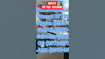 VOLKSWAGEN 2.0L CFFB Fuel Injectors Replacement Tutorial #automobile #mechanic #vwscirocco #injector