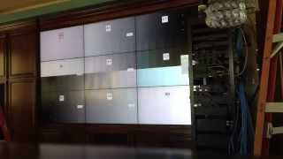 Surreal Systems 3x3 Video Wall Install - Timelapse