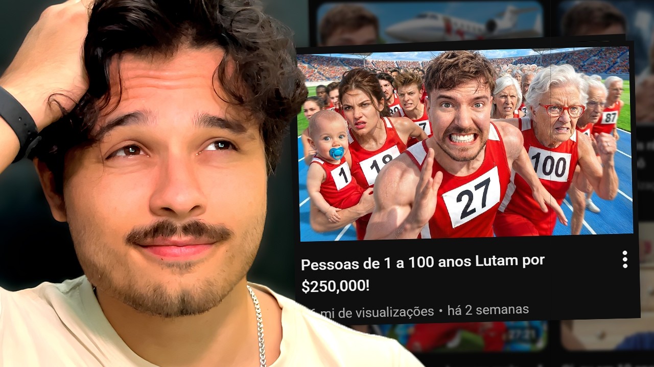 MrBeast colocando um bebê contra um velho de 100 ANOS (agora com somkk)