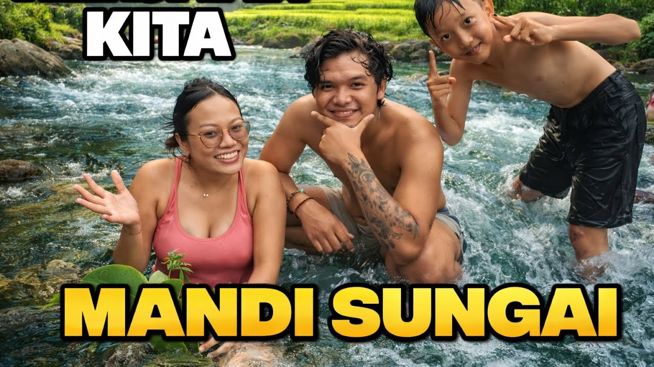 BUMIL NGIDAM MANDI SUNGAI | ENYASARI BONTOT SOMPLAK
