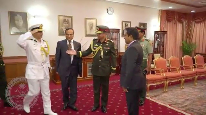 Chief of Army of Bangladesh Pays Courtesy Call on the President