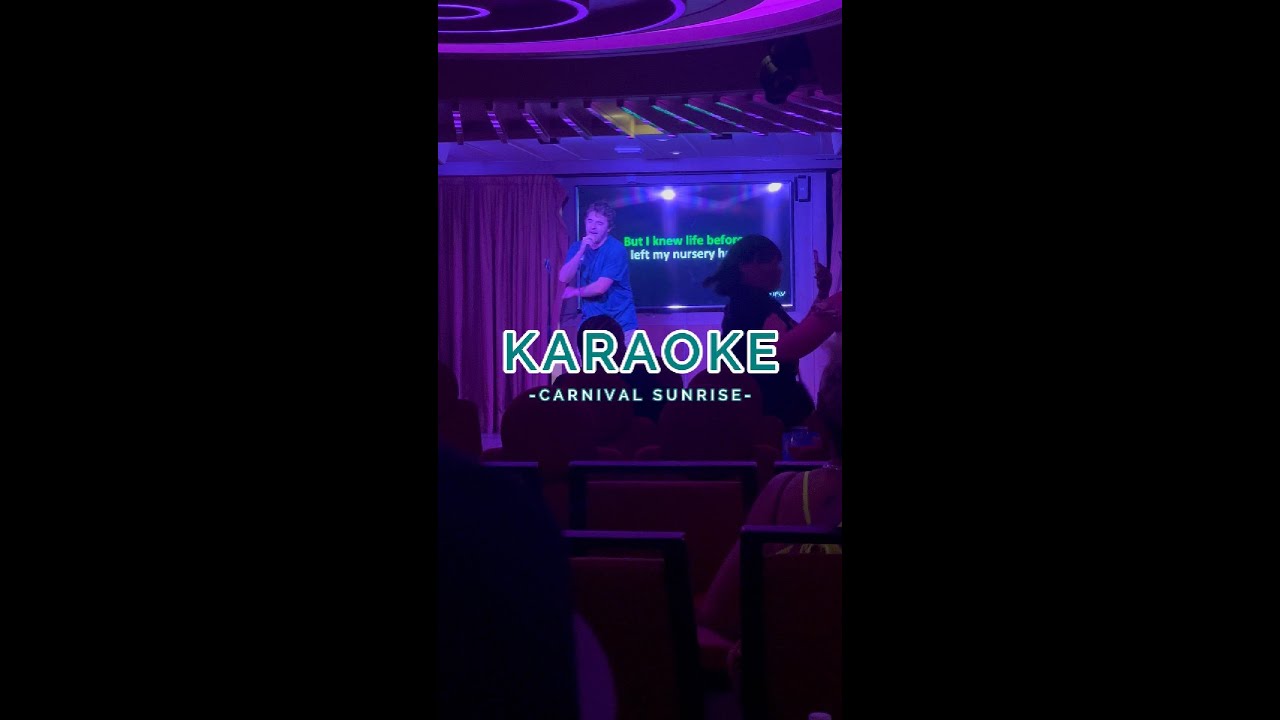 Carnival Sunrise Karaoke Night - Unforgettable Cruise Fun ...