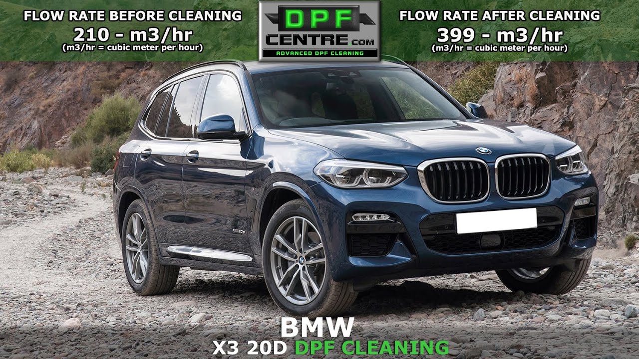 BMW X3 2.0 DPF Cleaning YouTube
