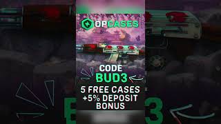 OPCases Promo Code BUD3 - 5 Free Cases + 5% Deposit Bonus! (CS2 Gambling) #opcases #opcasespromocode