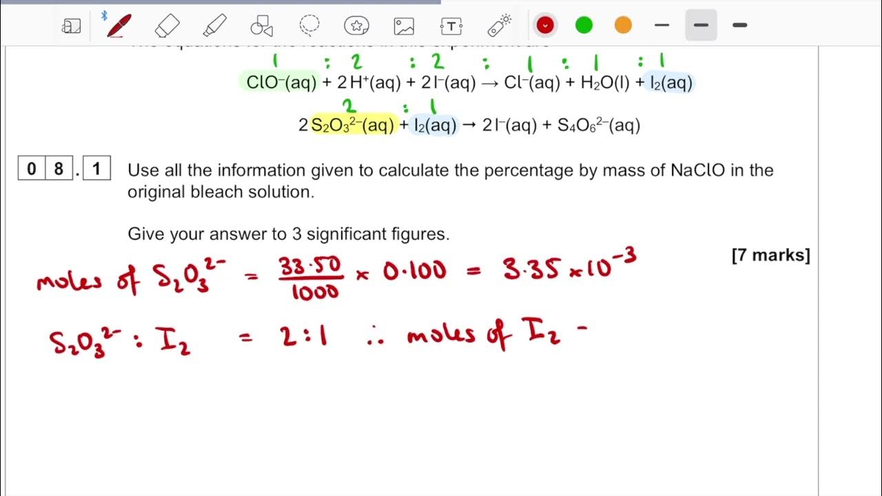 Iv Titration Calculation