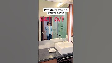 Me, if i was in a horror movie🤣 #zidaanshahidaly #shorts