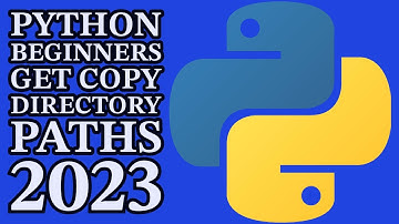 Python Programming - Get Directory Paths + Save To Txt File 2023