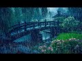 Sono Profundo natural com Barulho de Chuva e trovoadas na Velha Ponte ⚡ ASMR Chuva para Dormir