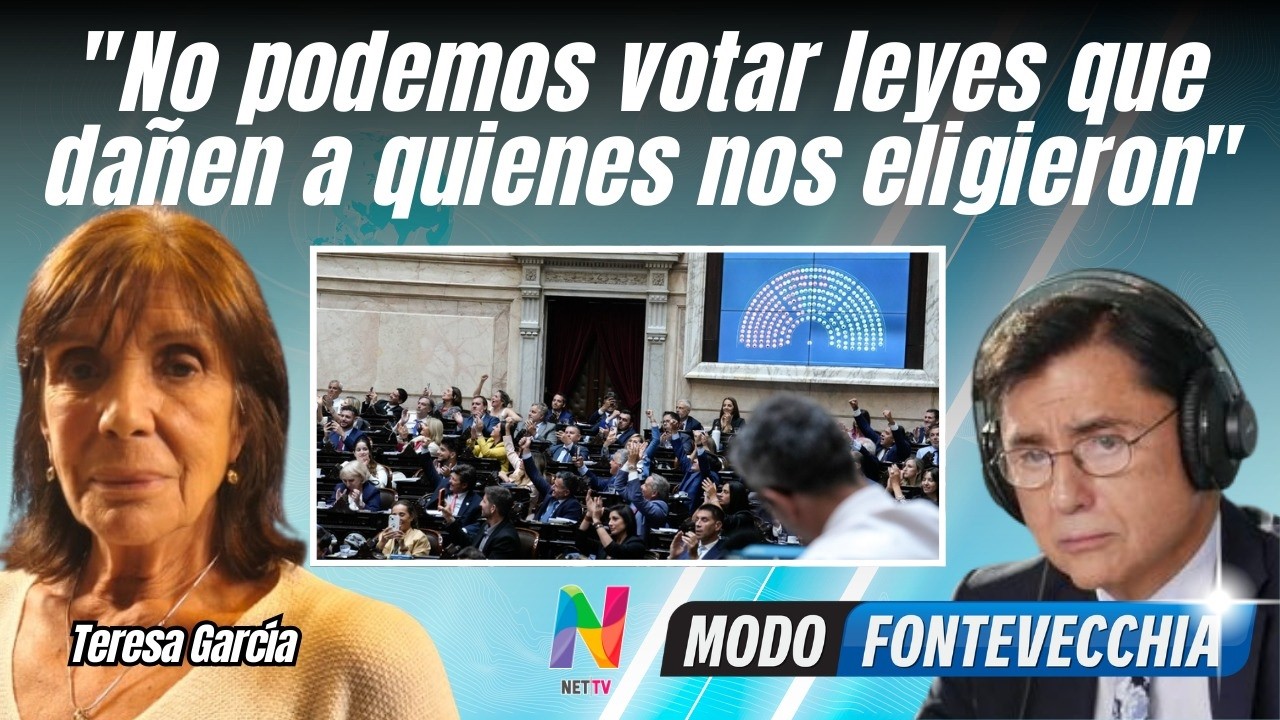 La diputada peronista, María Teresa García criticó a los peronistas que votan leyes del Gobierno