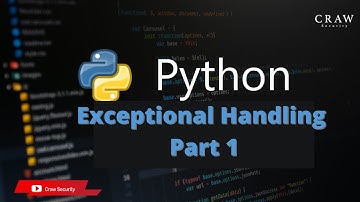 Python Programming Tutorial | Exception Handling part 1 #pythonprogramming #exceptionhandling