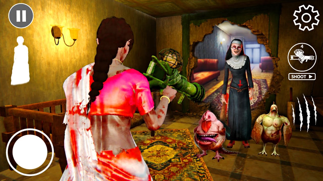 PLAYING AS KAMLA IN EVIL NUN 2 || KAMLA VS EVIL NUN FULL VIDEO