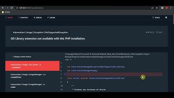 Solusi mengatasi error GD Library extension not available with this PHP installation Project Laravel