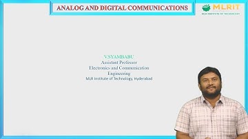 LEC06|Analog And Digital Communications | Modulation Index By Mr. V.  Shyam Babu