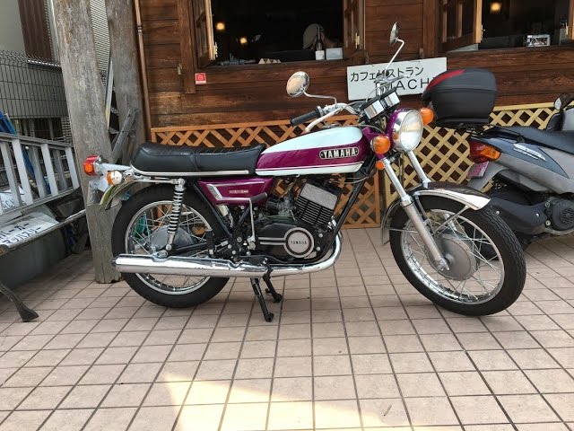 1970 ヤマハ・RX350改ヤマハ・DX250 1970 YAMAHA RX350 VS YAMAHA