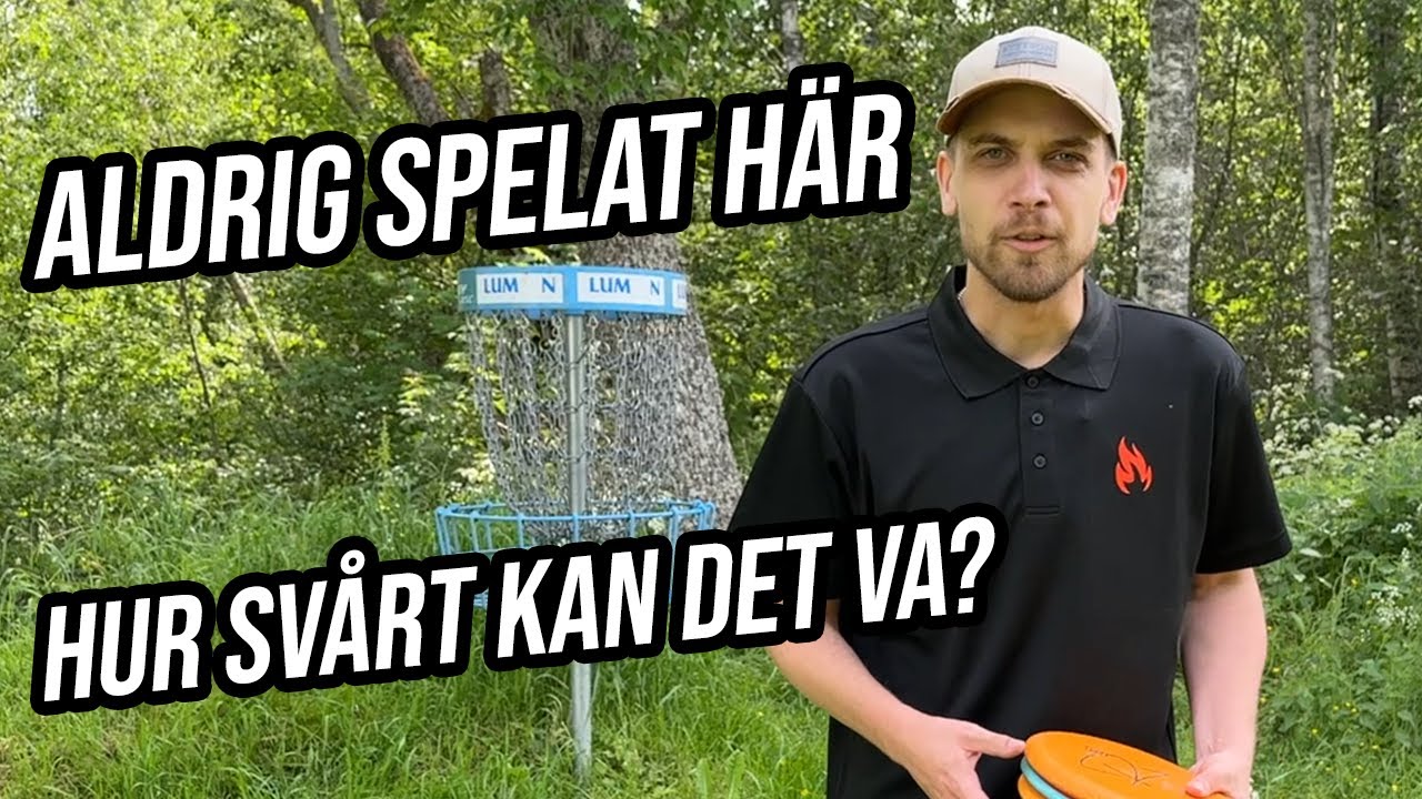 🔥 Blind runda på Mockfjärds Discgolfbana – vad kan gå fel?