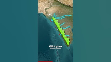 What if there were no Western Ghats? #shorts #india #river #westernghats