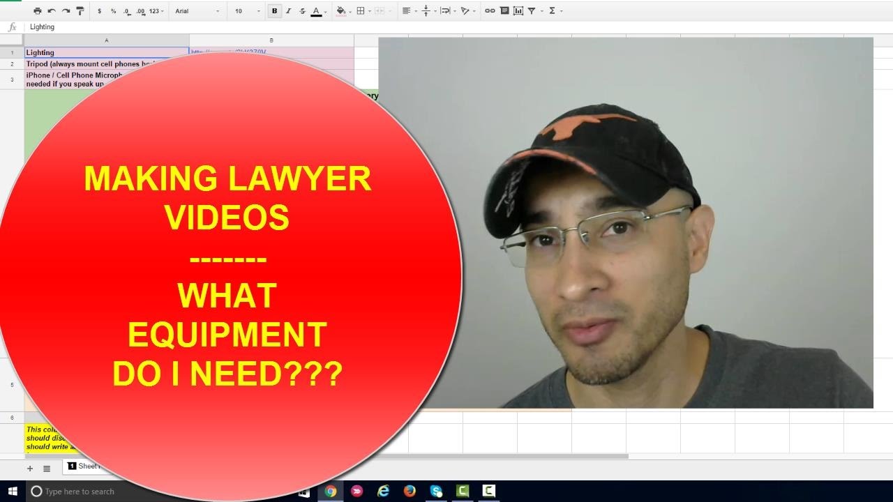 What Equipment Do I Need to Make Lawyer Videos Simple Options YouTube