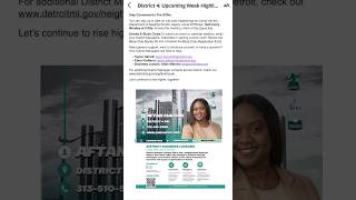 District 4—From community meetings and neighborhood events to opportunities to connect…