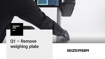 Bizerba How-To – Easy cleaning with removable load platter