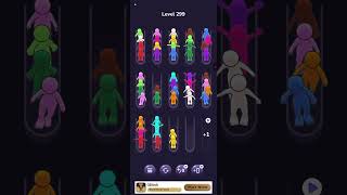 296-300 Level crowd sort Color puzzle game 2025