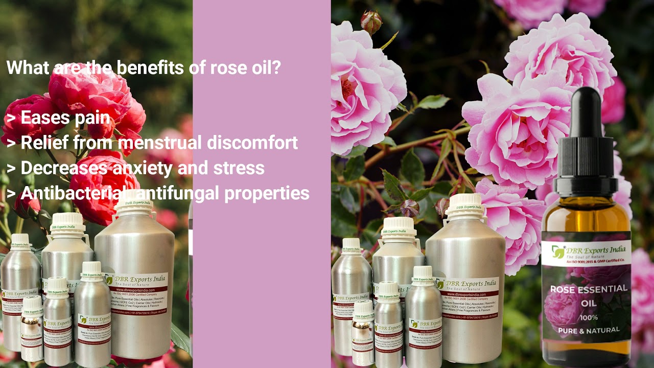Buy Rose Essential Oil 100% Pure and Natural by DBR Exports India