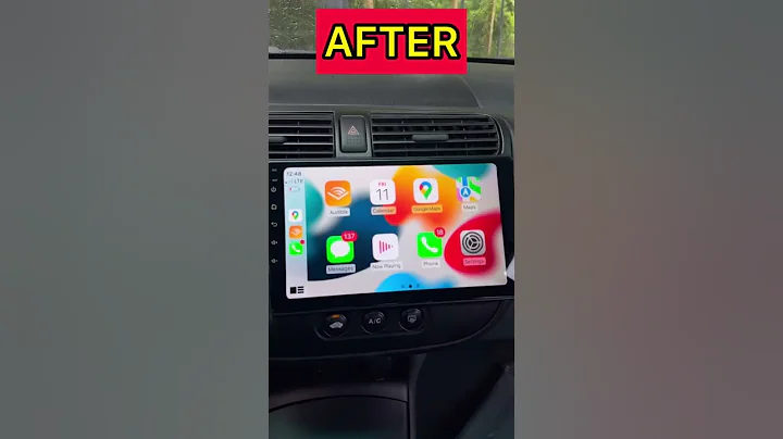 2004 HONDA CIVIC APPLE CARPLAY UPGRADE #applecarplay #explore #fyp #shorts #civic #honda #trending