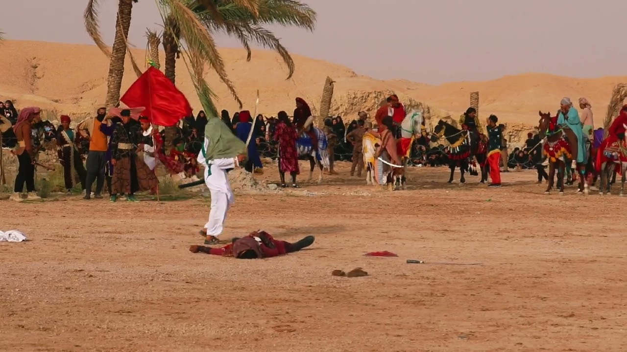 استشهاد الامام القاسم بن الحسن ع واقعه الطف  موكب الامام محمد الجوادع منطقه المالح