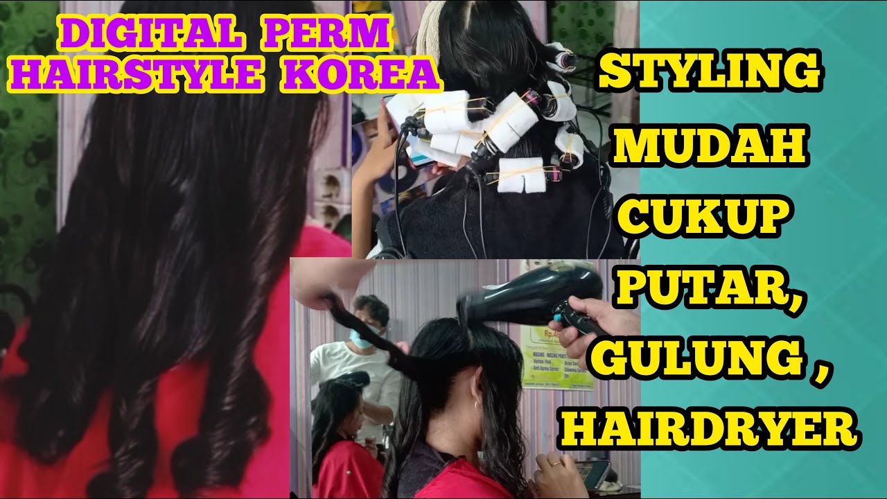 DIGITAL PERM TUTORIAL | BLOW PERMANENT TUTORIAL UNTUK PEMULA #Keritinggantung #blowpermanen