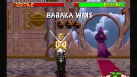 Mortal Kombat 2 runthrough with Baraka part 1