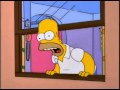 Homero simpson  milhouse dile a bart que venga aqu