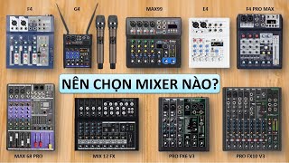 Hướng Dẫn Chi Tiết Chọn MIXER Nào Để Karaoke, Thu Âm, Livestream Cho Người Mới - Xem Xong Hiểu Ngay