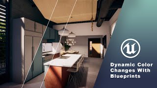 UE4 Tutorial: Changing Material Colors Dynamically With Blueprints and Parameter Collections