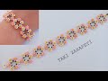 BAHAR ÇİCEĞİ BİLEKLİK YAPIMI / YENİ MODEL /SPRING FLOWER BRACELET MAKING / NEW MODEL /DİY