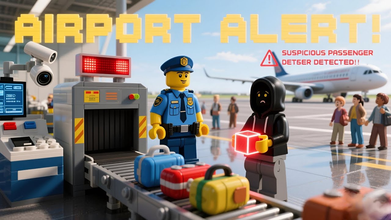 POV LEGO Airport Security 🚨 | Epic LEGO Adventure - YouTube