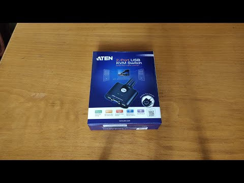 ATEN Switch KVM CS22U Unboxing