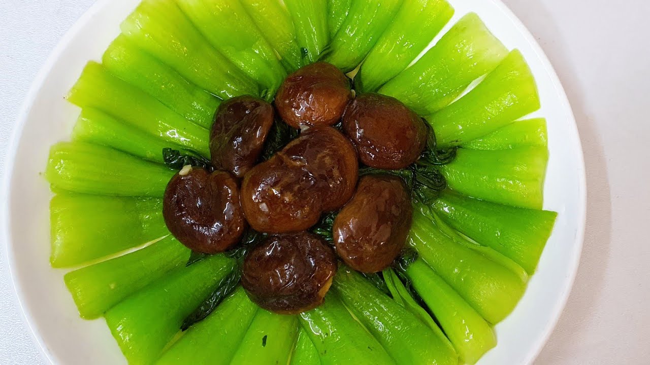 vlog 193 #  RAU CẢI XÀO NẤM /  cách xào rau xanh giòn ngọt  tự nhiên  như ngoài tiệm