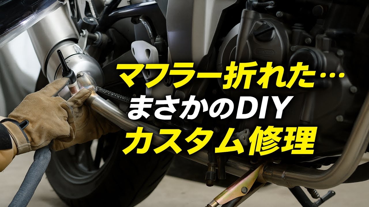 Gixxer 250 muffler custom repair - YouTube