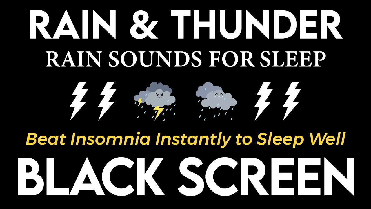 Мгновенно избавьтесь от бессонницы и хорошо выспитесь, несмотря на проливной дождь и сильный гром но
