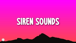 Tate McRae - Siren sounds (Lyrics)
