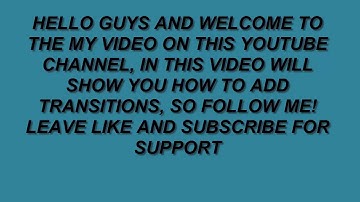 Camtasia Studio 8, tutorial #2: How to add  "Transitions" in video