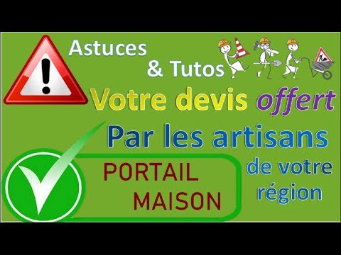 comment faire un portail maison (DEVIS GRATUIT)