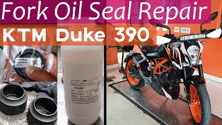 KTM Duke 390 | Front Fork Oil Seal and 